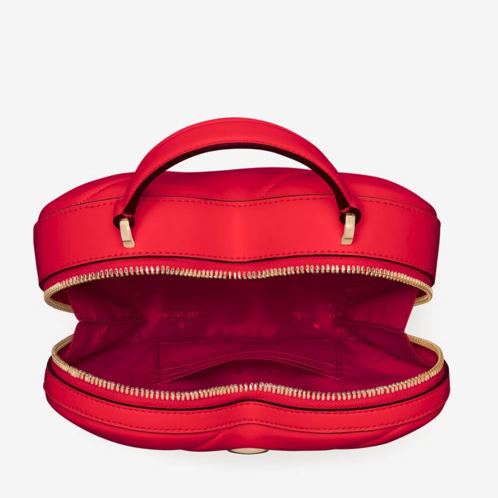Kate Spade Red Heart-Shaped Crossbody Bag - Picture 7 of 8
